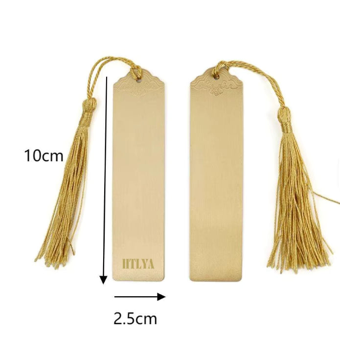 Official How To Love Your Afro Custom Gold Brass Bookmark - Collectors Item (Pre-Order)