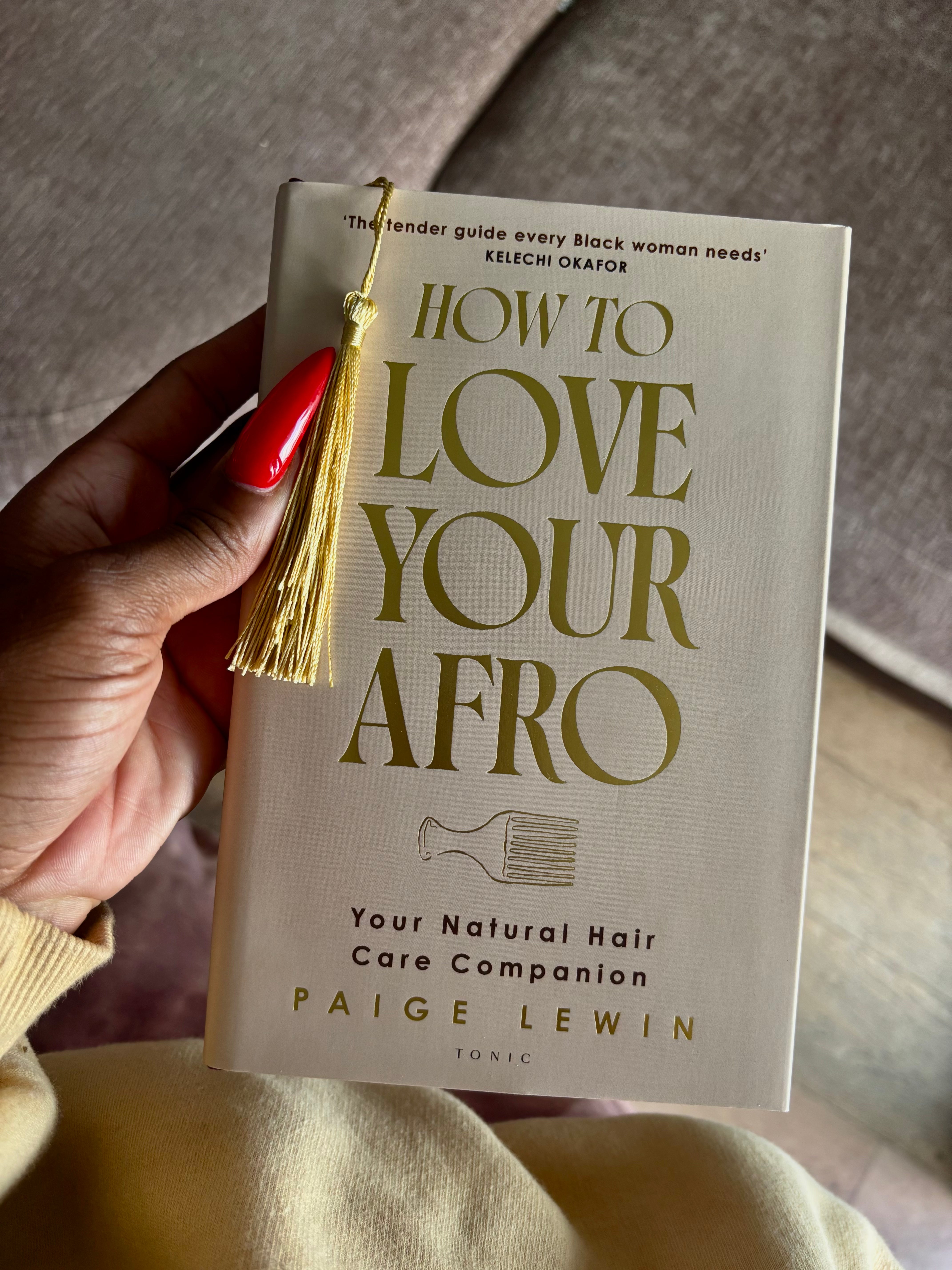 Official How To Love Your Afro Custom Gold Brass Bookmark - Collectors Item