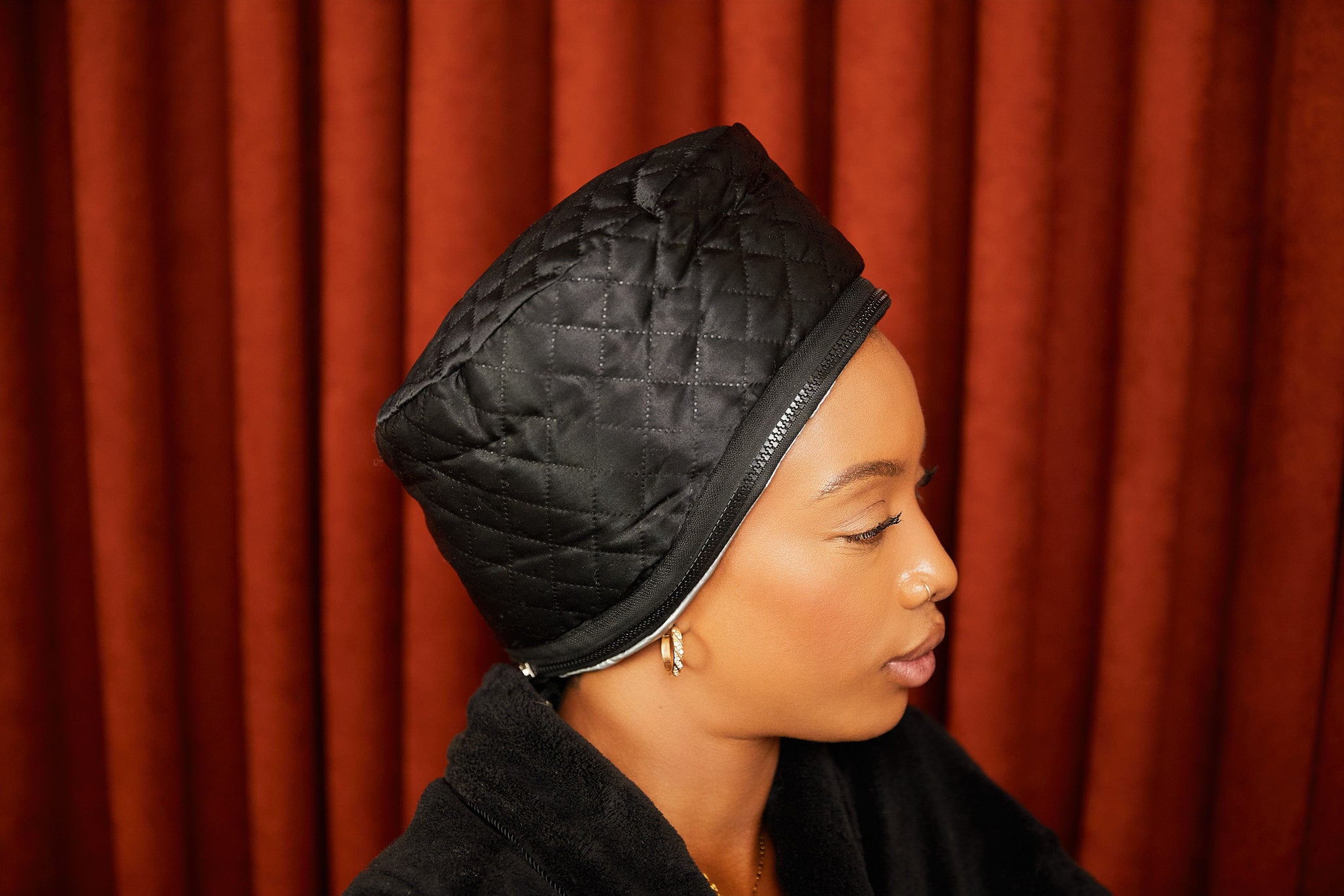 How To Love Your Afro - Self Care Bundle BLACK HAT (HEAT HAT TO BE DISPATCHED JAN 2026)