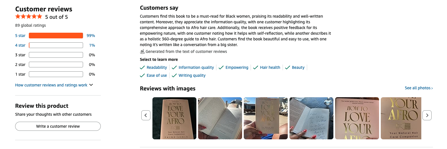 How To Love Your Afro: Signed Copy