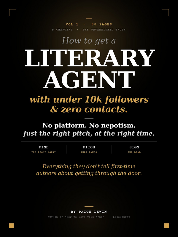 How to Get a Literary Agent with Under 10k Followers & Zero Contacts