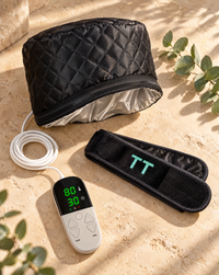 PRE-ORDER TT Midnight Set — Black Heat Hat + Self-Care Headband Bundle (UK Plug) | New Switch Edition 2