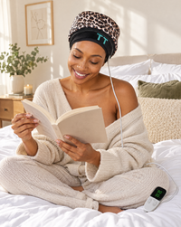 PRE-ORDER TT Leopard Set — Leopard Heat Hat + Self-Care Headband Bundle (UK Plug) | New Switch Edition 1