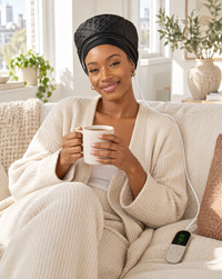 PRE-ORDER TT Midnight Set — Black Heat Hat + Self-Care Headband Bundle (UK Plug) | New Switch Edition 1