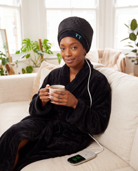 PRE-ORDER TT Midnight Set — Black Heat Hat + Self-Care Headband Bundle (UK Plug) | New Switch Edition 3