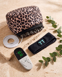 PRE-ORDER TT Leopard Set — Leopard Heat Hat + Self-Care Headband Bundle (UK Plug) | New Switch Edition 4